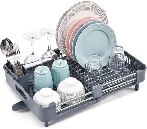 Oxo Good Grips Foldaway Dish Rack Amazon Co Uk Home Kitchen