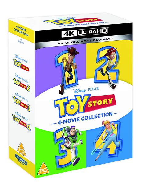 Disney Pixars Toy Story 1 4 Collection 4k Ultra Hd Blu Ray 4050