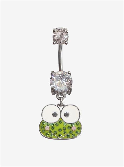 Hot Topic Keroppi Bling Navel Barbell Hamilton Place