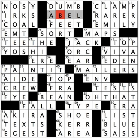 Rex Parker Does The Nyt Crossword Puzzle Bygone Broadway Critic Walter