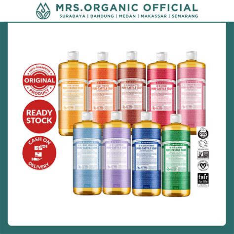 Jual Dr Bronner Bronners Sabun Cair Organik 946 Ml Jerawat Kecantikan