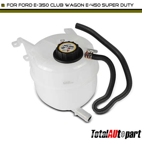 Engine Coolant Reservoir Tank W Cap For Ford E 350 E 450 Super Duty 04