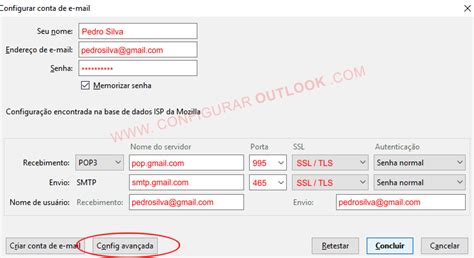 Como Configurar O Thunderbird Para Gmail