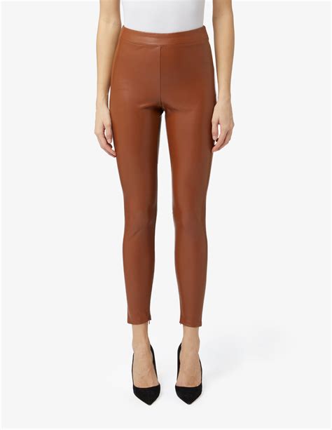 Shop Michael Michael Kors Faux Leather Legging On Rinascente