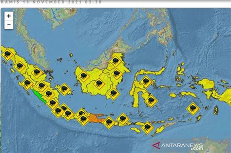 Bmkg Prakirakan Di Sejumlah Kota Besar Terjadi Hujan Ringan Antara News