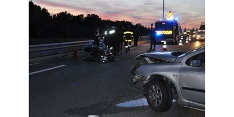 VAUCLUSE Grave accident de moto à Avignon la RN7 coupée au niveau de