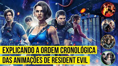 Explicando a ORDEM CRONOLÓGICA das animações de RESIDENT EVIL linha do