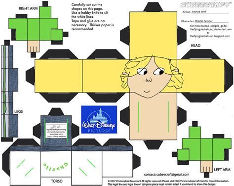 Charlie Sonner Paper Toy | Free Printable Papercraft Templates