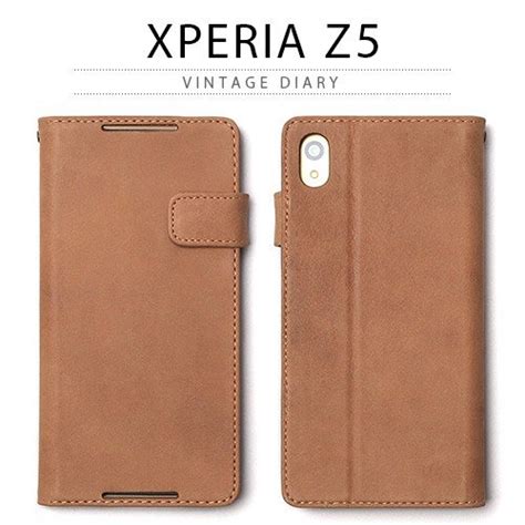 お取り寄せ Xperia Z5 ケース Xperia Z5 ZENUS Vintage Diary ゼヌス ビンテージダイアリー 手帳型