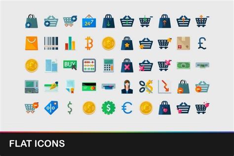 Flat Icons - PowerPoint Slide Master Templates & Infographics