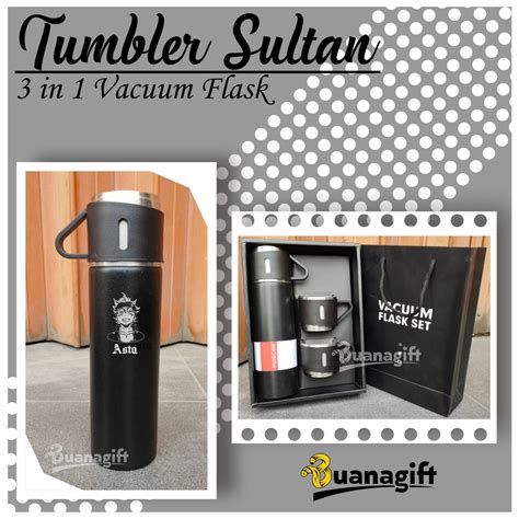 Jual Tumbler Sultan Vacum Flask Gift Box Hampers Tumbler Botol Minum