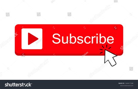 Subscribe Button Color With Arrow Cursor And Royalty Free Stock