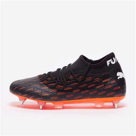 Puma Future 62 Netfit Mix Sg Blackwhiteshocking Orange Soft Ground Mens Boots