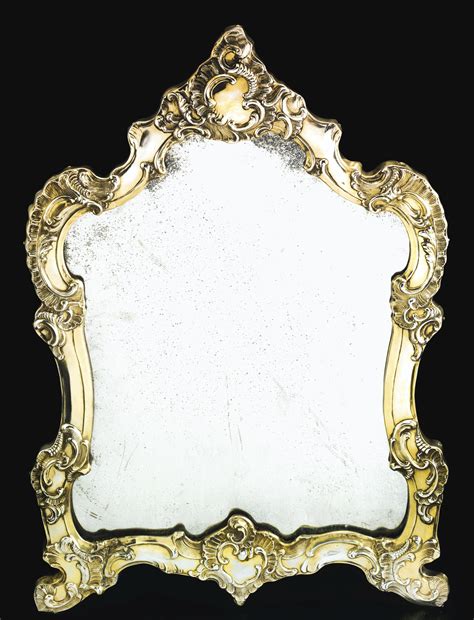 Miroir De Toilette Mont En Argent Par Georg Ignaz Baur Augsbourg