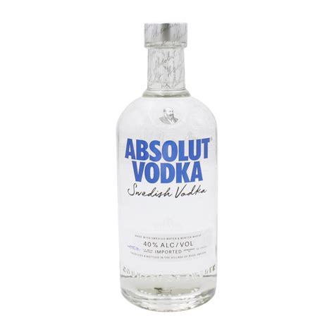 Absolut Vodka 0 7L 40 Vol Absolut Vodka