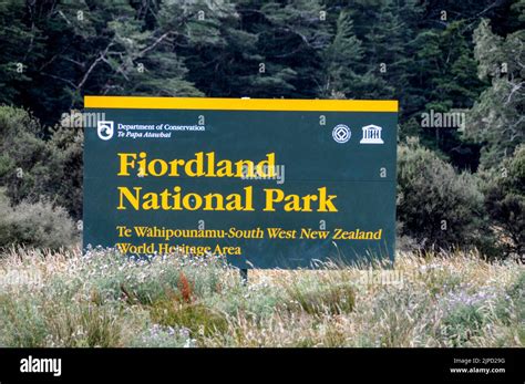 Fiordland National Park on South Island in New Zealand. Fiordland National Park is known for its ...