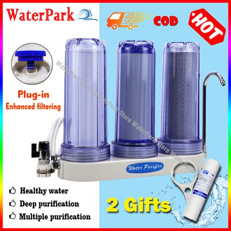 WaterPark 3 in 1 Water Purifier Thicken Water Filter Hi-Tech Faucet ...