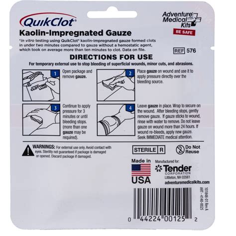 Medical Quikclot Gauze Z Fold 2ft