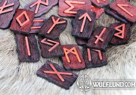 Runes Elder Futhark Ensemble De Runes En Bois Kadlus Rune Bijoux Par