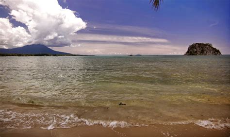 Sahi Island in Natuna Regency, Indonesia