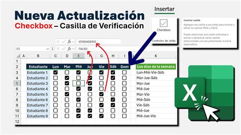 Nueva Actualizaci N Casillas De Verificaci N Nativas En Excel