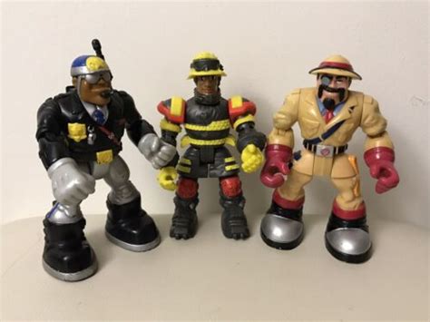 Mattel Fisher Price Rescue Heroes Action Figures Lot Of 3 EBay