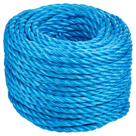 6mm Blue Nylon Rope Tarpaulin Builder Poly Polypropylene Rope Secure