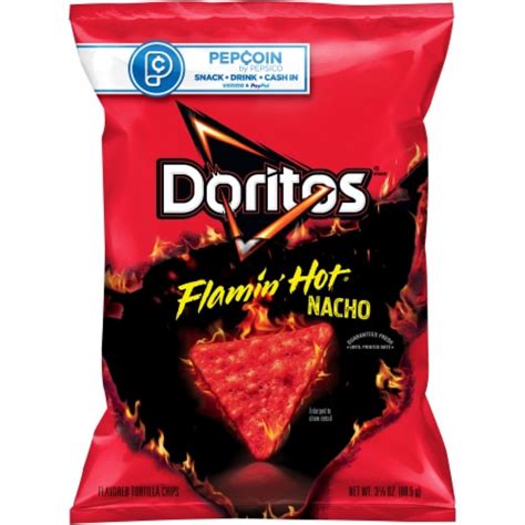 Doritos Flamin Hot Nacho Tortilla Chips 3 13 Oz Kroger
