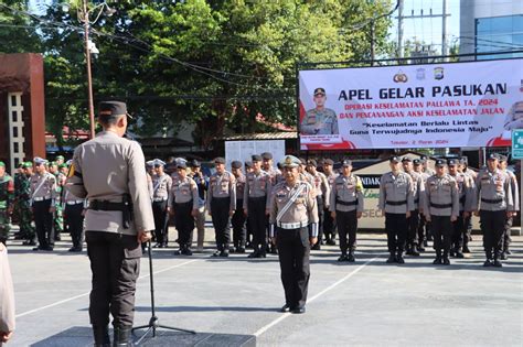 Polres Takalar Gelar Apel Pasukan Operasi Keselamatan Pallawa 2024 Dan