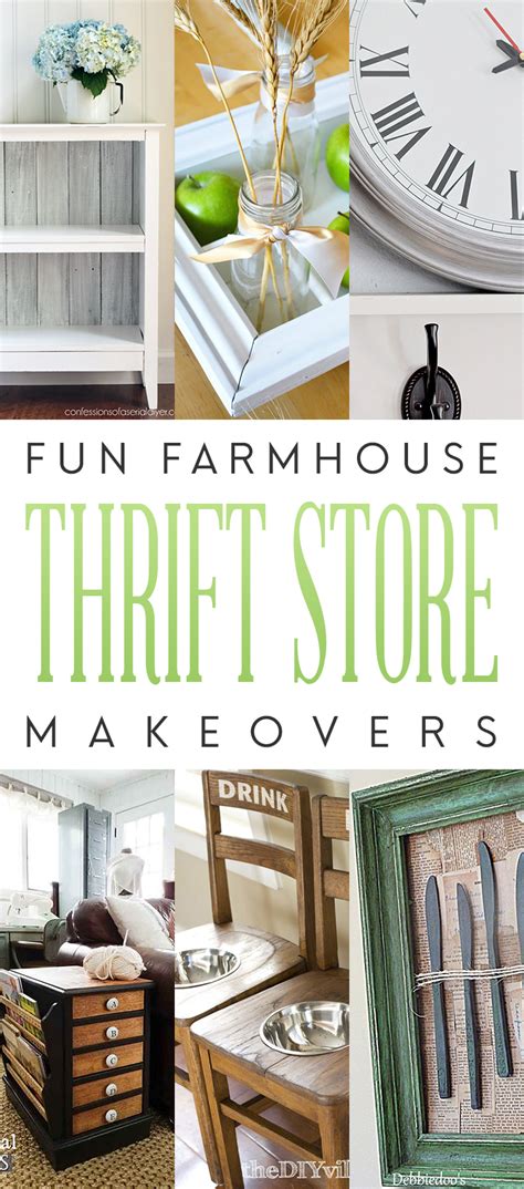 Fun Farmhouse Thrift Store Makeovers The Cottage Market