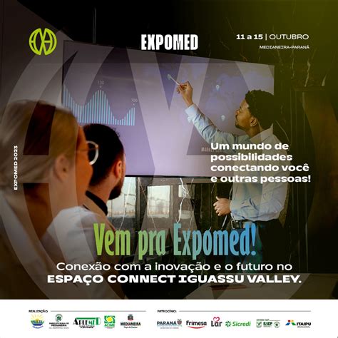 Espaço Connect Iguassu Valley terá eventos de inovação na Expomed 2023