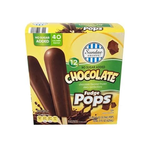 Sundae Shoppe No Sugar Added Fudge Pops 12 Ct From Aldi Instacart