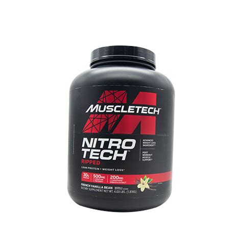 NITRO TECH RIPPED VAINILLA 4 LB MUSCLETECH PROVIF