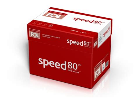 Papier xero POLSPEED 80 A4 Papiery xero białe Office Service