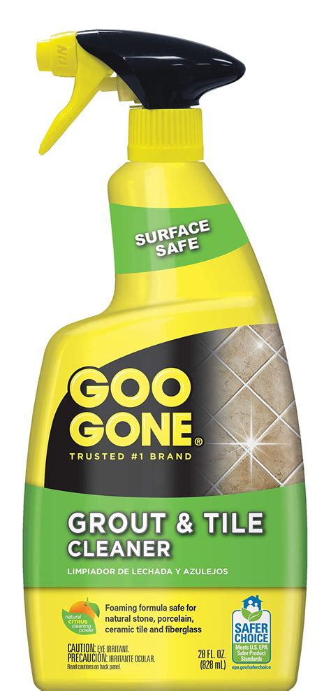 Goo Gone Grout & Tile Cleaner - 28 Ounce - Removes Tough Stains Dirt