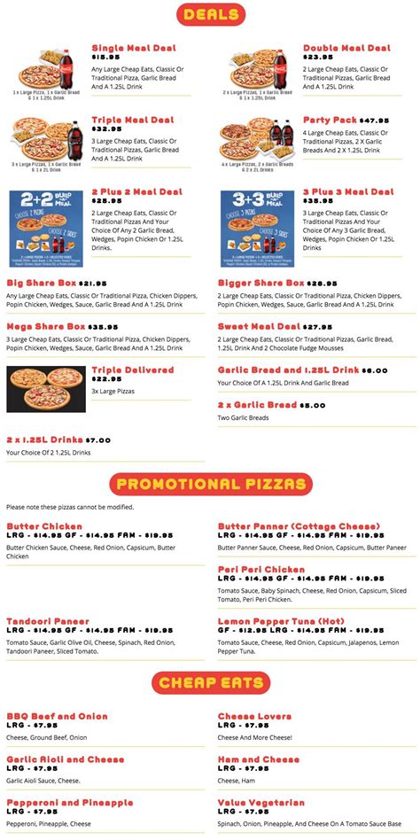 Eagle Pizzeria Menu, Menu for Eagle Pizzeria, Girraween, Sydney ...