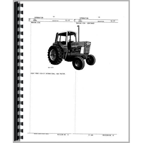 Ih P 786 1486 International Harvester 986 Tractor Parts Manual Chassi