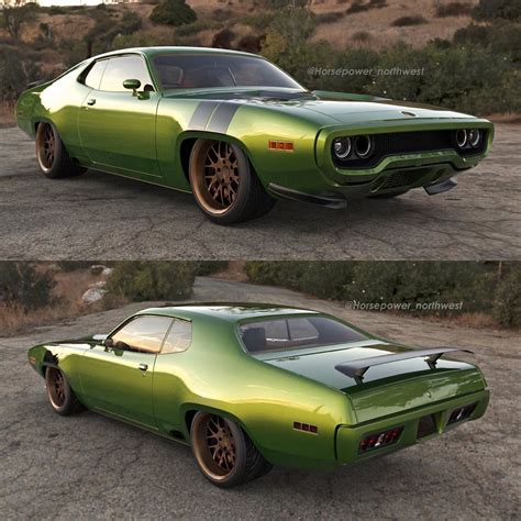 Plymouth Gtx Pro Touring Flexes Viper V Muscle Autoevolution