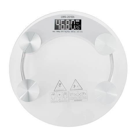 Digital Body Scale 180kg Lcd Glass Weight Scales Bathroom Gym Electron