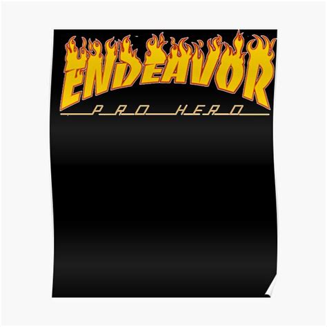 "Endeavor Logo " Poster for Sale by Sarailliams | Redbubble