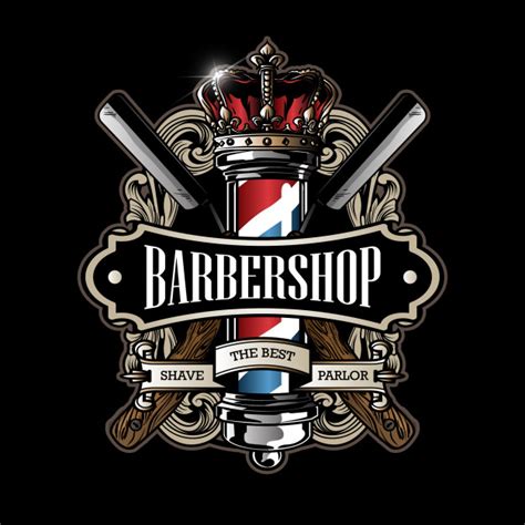 Populer 15 Gambar Logo Barbershop Keren IMAGESEE