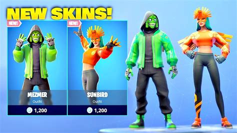 New Sunbird Skin And Mezmer Skin Fortnite Item Shop [march 7 2019