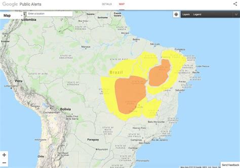 Amazon Rainforest Fire Map