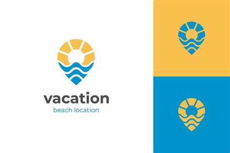vacation logo vector art icons  graphics