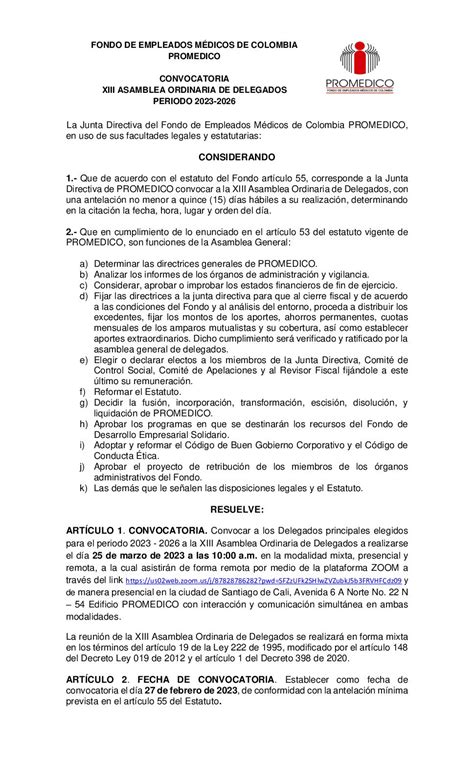 Calaméo Convocatoria Asamblea Ordinaria Mixta 202232 1