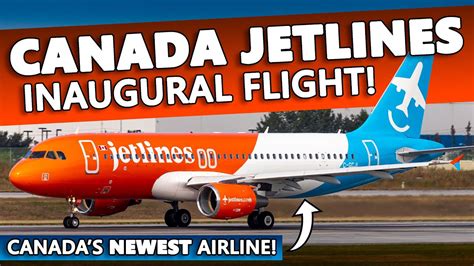 I Flew Canada Jetlines INAUGURAL FLIGHT เนอหาทงหมดเกยวกบfly