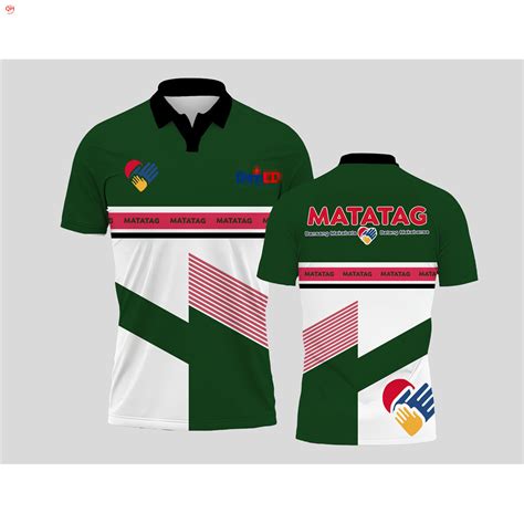 Deped Matatag Polo Uniform Full Sublimation Polo Shirt For Men And