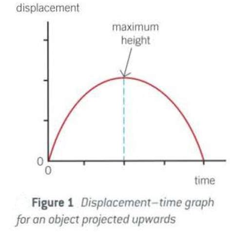 Distance Time Graph And Displacement Time Graph Vertically Upward Motion