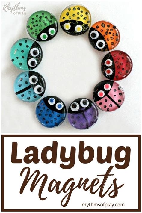 Ladybug Magnets Learn How To Make This Cute Ladybug Magnets Craft In A