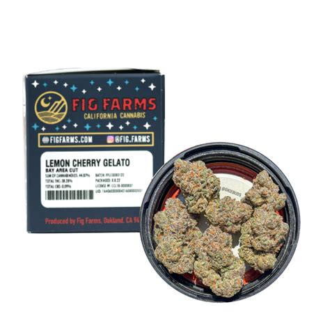 3 5g Lemon Cherry Gelato Indoor Fig Farms Sacrament